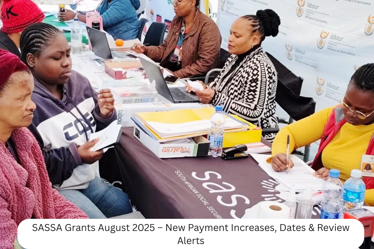 SASSA Grants August 2025 – New Payment Increases, Dates & Review Alerts